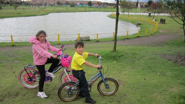 Aprendí a a montar bicicleta