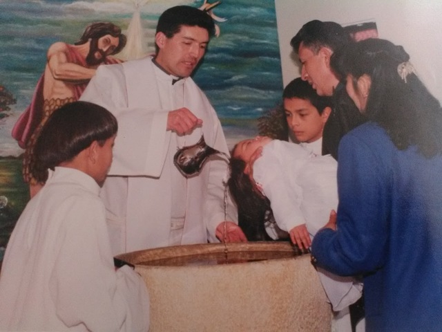 El bautizo de mi hermana