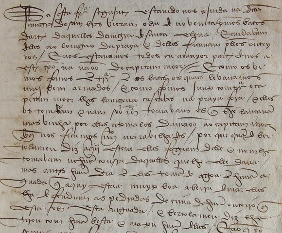 Vasco da Gama llega a la India desde Europa bordeando el extremo sur de África