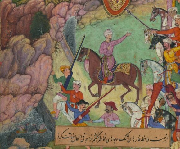 Babur, emperador de Indostán, establece el Imperio mogol en India