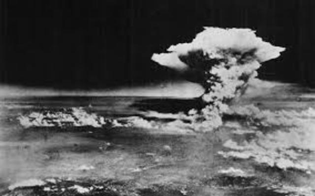 Little boy dropped on Hiroshima