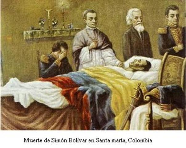 Muerte de Bolivar