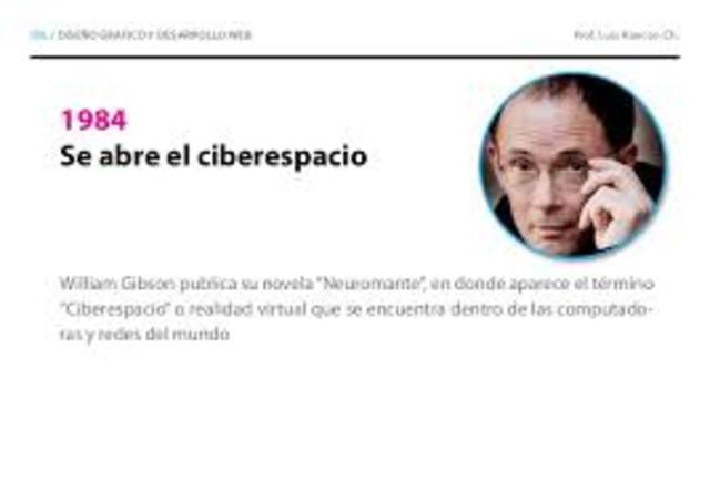 WILLIAM GIBSON Acuña el termino "Ciberespacio"