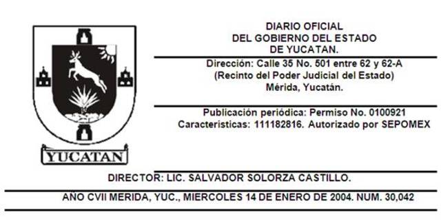 REGLAMENTO DE CONSTRUCCIONES DEL MUNICIPIO DE MÉRIDA