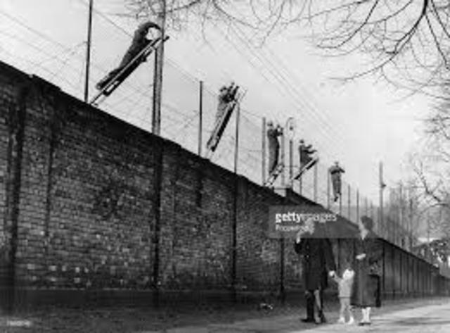 Berlin Wall is built to prevent further Western expansion in the region