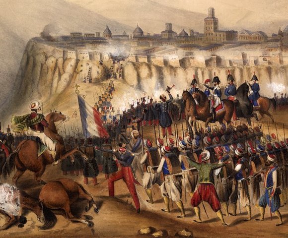 Los franceses conquistan Argelia