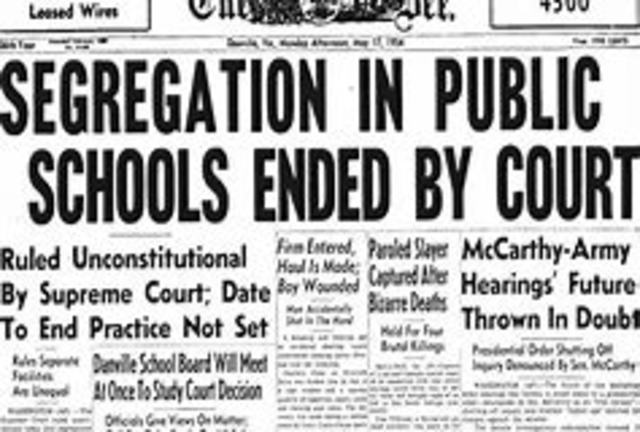 The Brown v. Board of Education