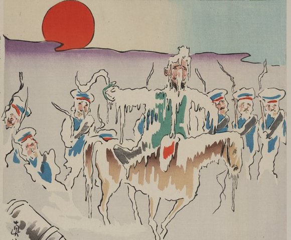 Guerra ruso-japonesa, en la que, por primera vez, una potencia asiática vence a una potencia europea moderna