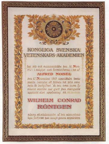 Prêmio Nobel em 1901