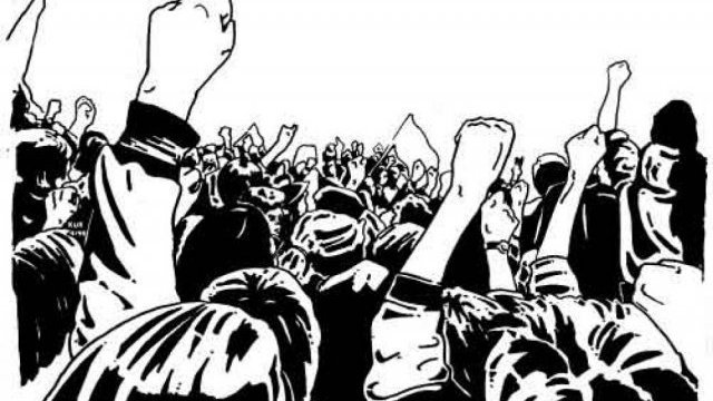 Protesta de los artesanos