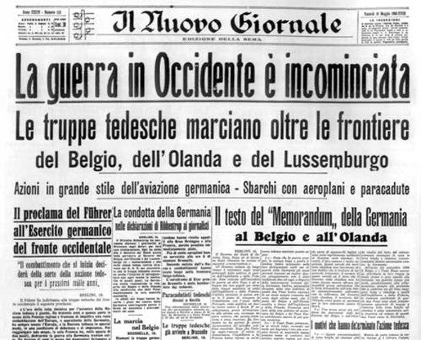 Invasione Olanda, Belgio, Lussemburgo