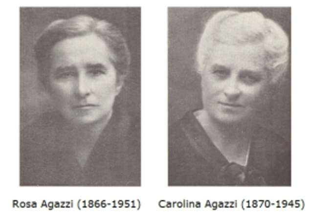 Rosa y Carolina Agazzi 1866-1951 y 1870-1945