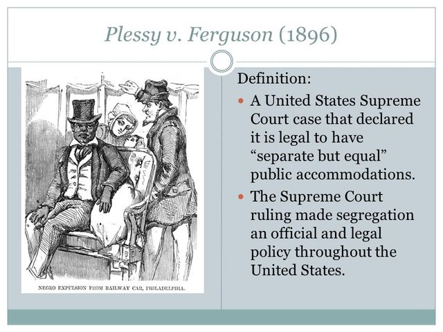 plessy v. ferguson