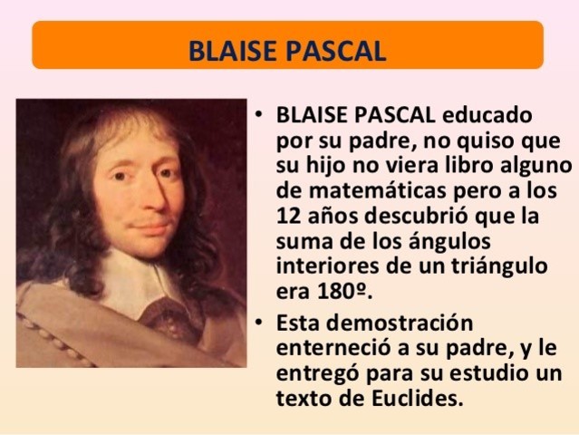 BLAISE PASCAL