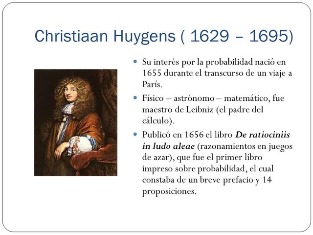 CHISTIAN HUYGENS