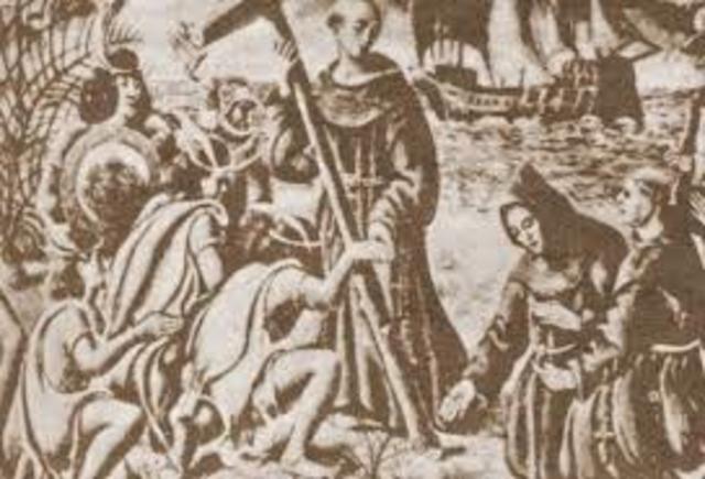 Llegan franciscanos a Nueva España