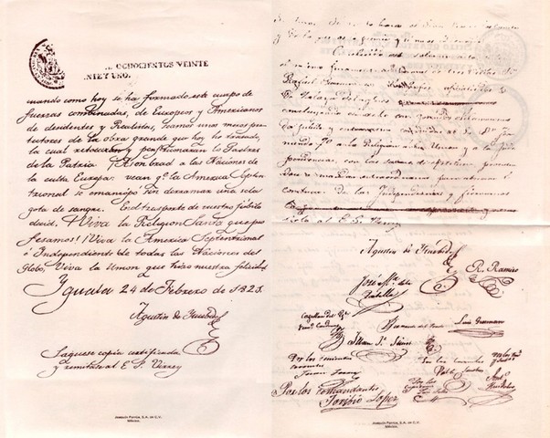 Carta para la reforma constitucional.