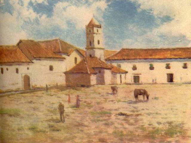 Bogotá en el año 1843.