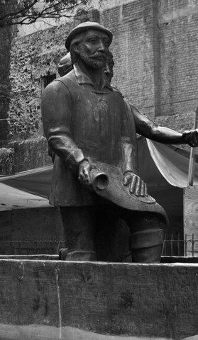 Alonso García Bravo hace trabajos de traza de la capital de Nueva España