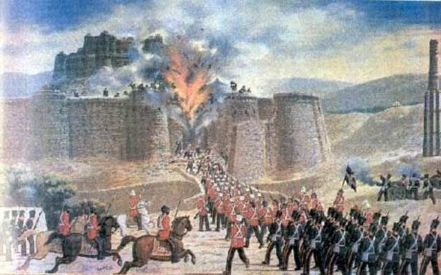 La guerra civil de 1839-1842.