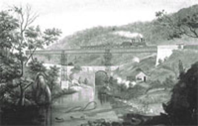 Comienza el servicio ferroviario del país con la línea Veracruz-El Molino.