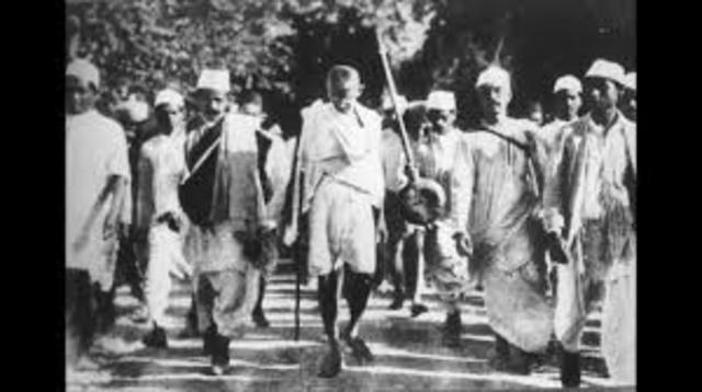 El movimiento indio de desobediencia civil