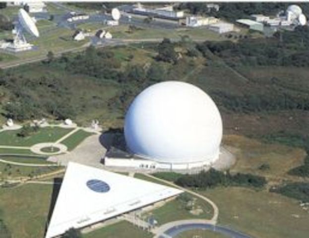 First Transatlantic Reception of a Television Signal via Satellite.