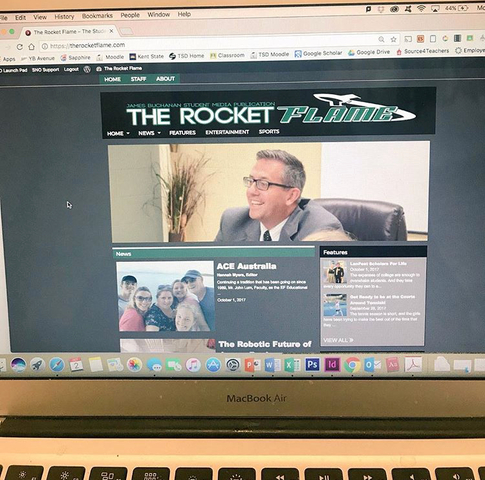 The Rocket Flame Launch