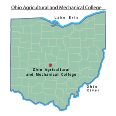 Originally known as the Ohio Agricultural and Mechanical College, The Ohio State University chartered by the Ohio General Assembly