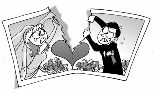 Frank's parents divorce