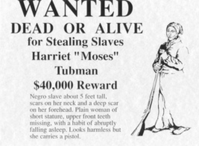 Harriet Tubman becomes fugitive
