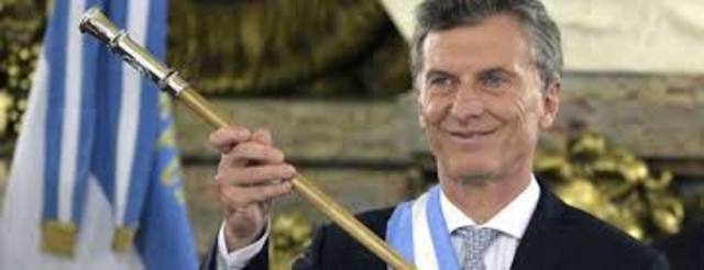 Gobierno: Mauricio Macri.
