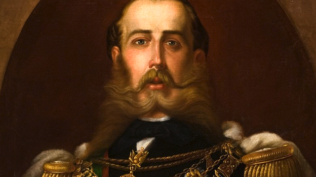 Llegada de Maximiliano de Hasburgo a México