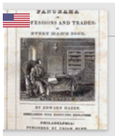 Edward Hazen en The Panorama of Professions and traders