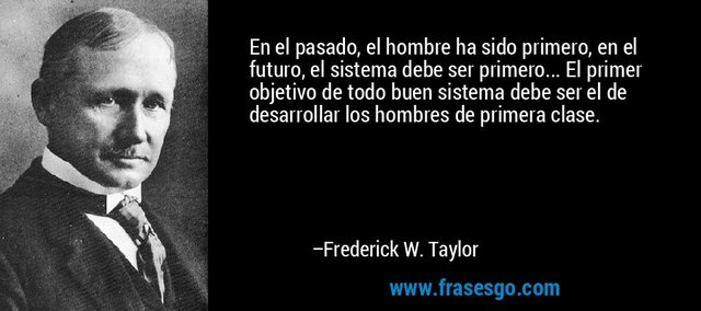 TAYLORISMO FREDERICK
