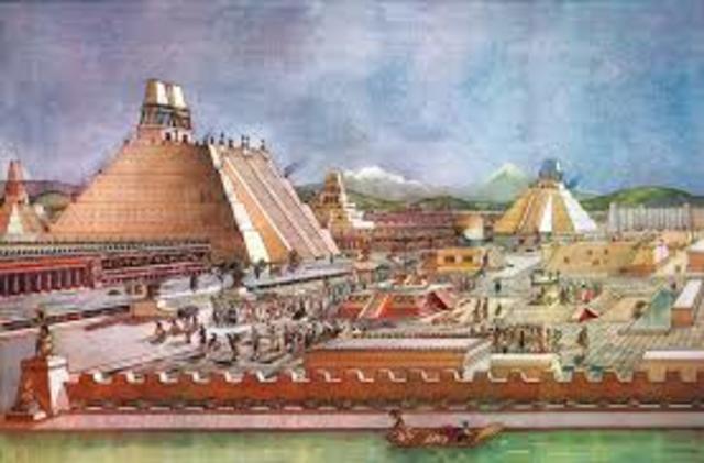 Aztec build Tenochtitlan