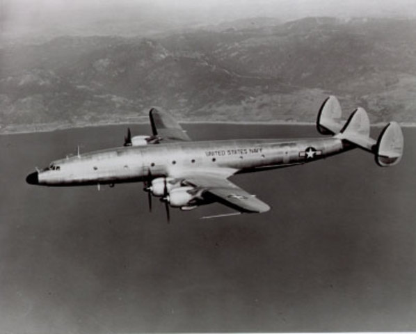 El avión Lockheed R7V-1 Super Constellation