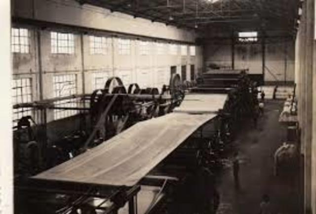 The invention of the painting press.(Johanes Gutenberg