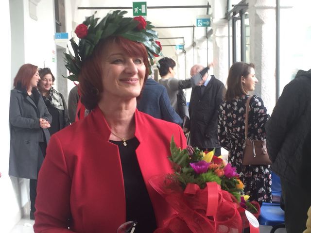 lo sguardo verso un obiettivo importante