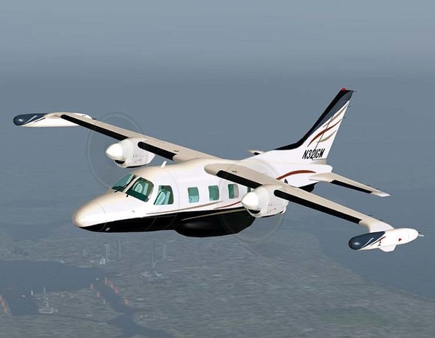 Aeronave bimotor MU-2B