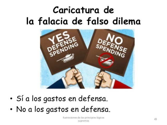 ejemplo de falso dilema