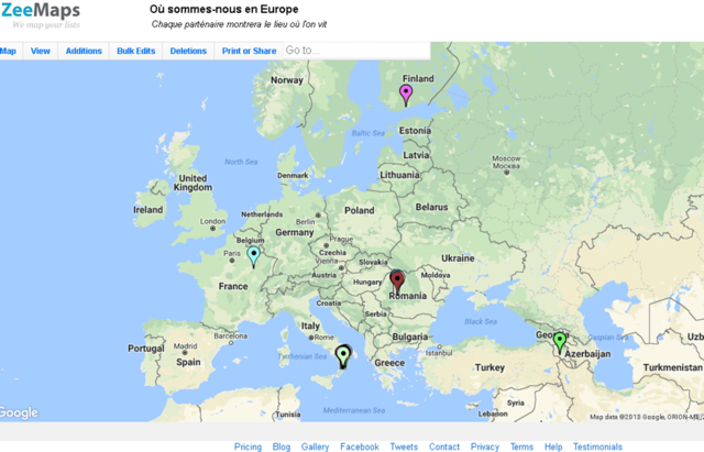 5 țări : România, Italia, Franța, Finlanda si Armenia