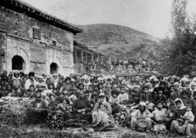 The beginning of the Armenian Genocide