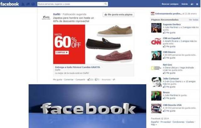 Facebook introduce el concepto de publicidad