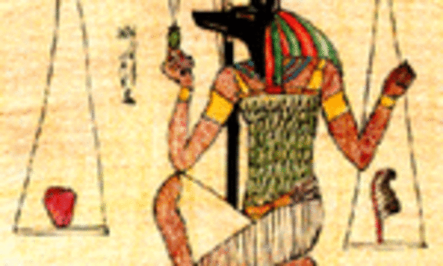 Egyptians used to greet each other by bowing their bodies showing respect to the other.