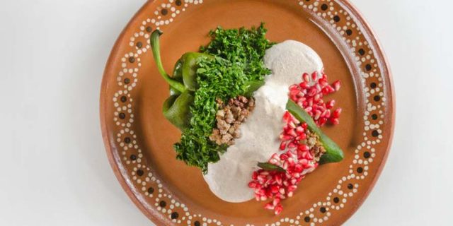 Nacimiento del chile en nogada