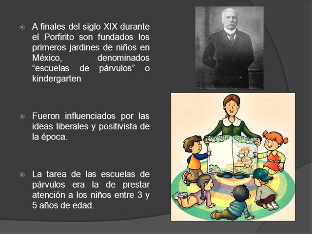 Primeros Jardines de Niños en México