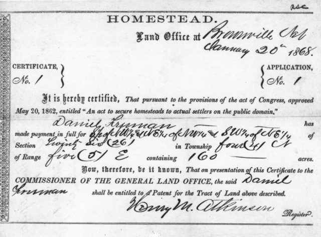 Homestead Act
