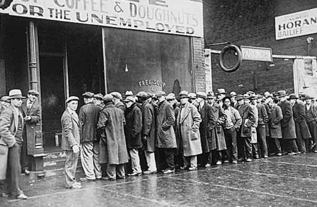 Start of the Great Depression