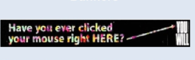 El primer banner publicitario